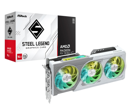 Karta graficzna ASROCK Radeon RX 9060 XT Steel Legend OC 16GB GDDR6 RX9060XT SL 16GO